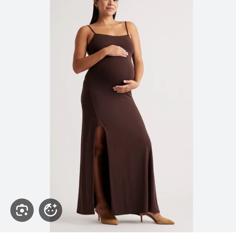 Quince Maternity Maxi Dress